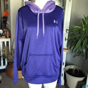 Purple under armor sweatshirt